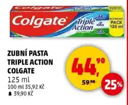 Penny Market Zubní pasta triple action COLGATE nabídka