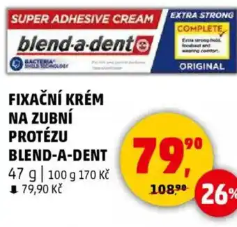 Penny Market Fixační krém na zubní protézu blend-a-dent nabídka