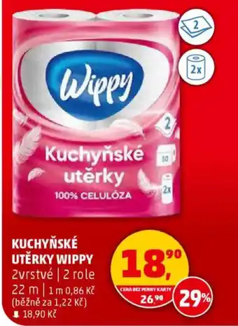 Penny Market Kuchyňské utěrky wippy nabídka