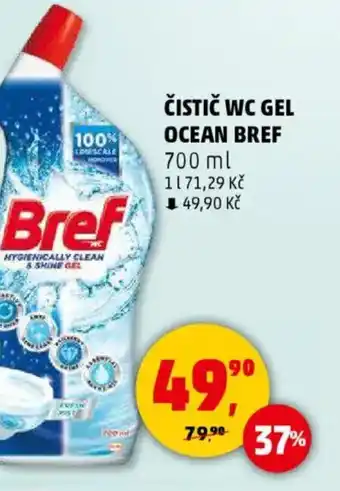 Penny Market Čistič wc gel ocean bref nabídka