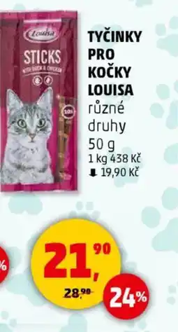 Penny Market Tyčinky pro kočky louisa nabídka