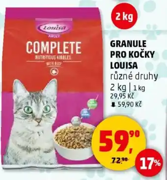 Penny Market Granule pro kočky louisa nabídka