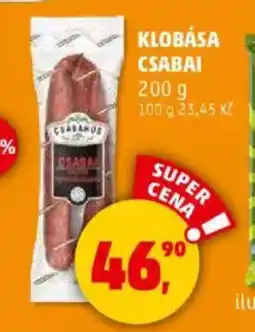 Penny Market Klobása csabai nabídka