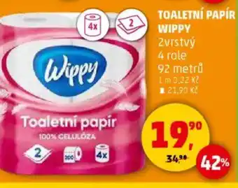 Penny Market Toaletní papír wippy nabídka