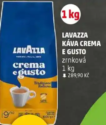 Penny Market Lavazza káva crema e gusto zrnková nabídka