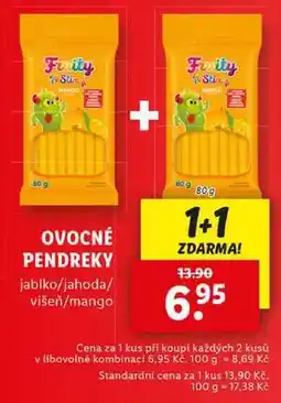 Lidl OVOCNÉ PENDREKY, 80 g nabídka