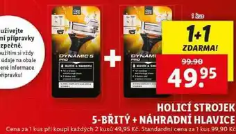 Lidl HOLICÍ STROJEK 5-BŘITÝ + NÁHRADNÍ HLAVICE nabídka