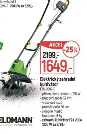 Globus Elektrický zahradní kultivátor nabídka