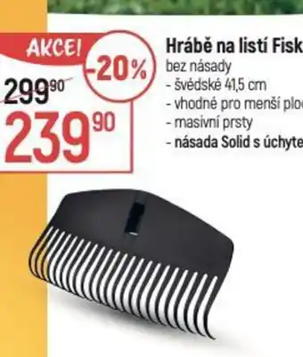 Globus Hrábě na listí Fiskars Solid (M) nabídka