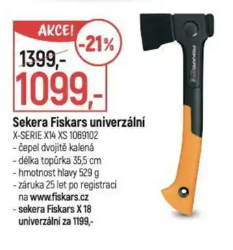 Globus Sekera Fiskars univerzální nabídka