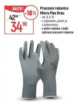 Globus Pracovní rukavice Micro Flex Grau nabídka