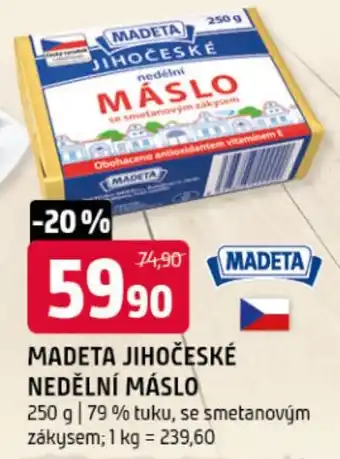 Terno MADETA Jihočeské nedělní máslo nabídka