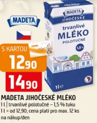 Terno MADETA Jihočeské mléko nabídka