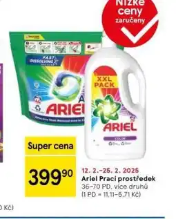 Tesco Ariel prací prostředek nabídka