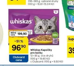 Tesco Whiskas kapsičky pro kočky nabídka