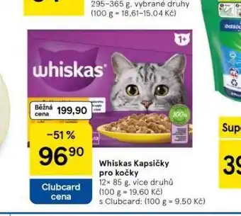 Tesco Whiskas kapsičky pro kočky nabídka