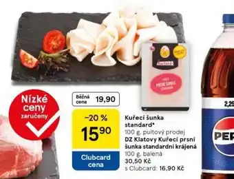 Tesco Kuřecí šunka standard nabídka