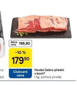 Tesco Hovězí žebro přední s kostí nabídka