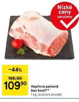 Tesco Vepřová pečeně bez kosti nabídka