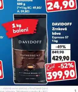 Kaufland Káva davidoff nabídka