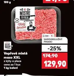 Kaufland Vepřové mleté maso nabídka