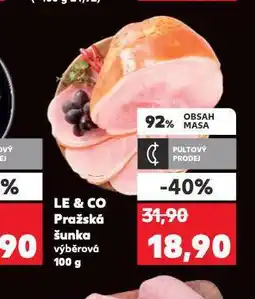 Kaufland Pražská šunka nabídka