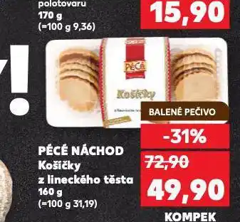 Kaufland Košíčky z lineckého těsta nabídka