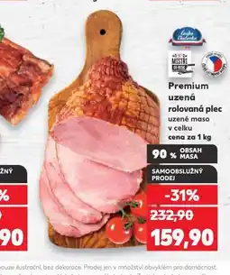 Kaufland Premium uzená rolovaná plec nabídka