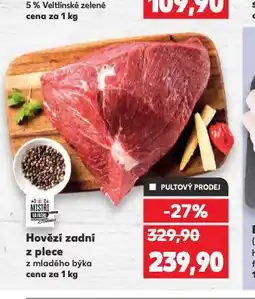 Kaufland Hovězí zadní z plece nabídka