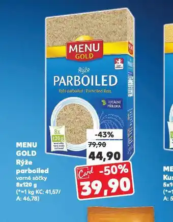 Kaufland Menu gold rýže nabídka