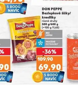 Kaufland Don peppe bezlepkové knedlíky nabídka