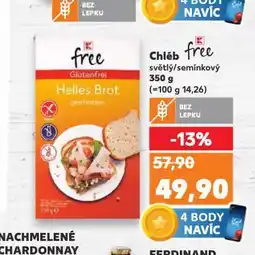 Kaufland Free from chléb nabídka