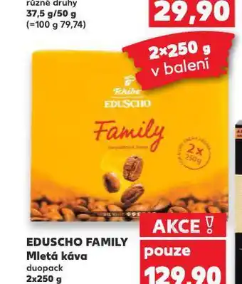 Kaufland Káva eduscho nabídka