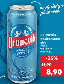 Kaufland Pivo bruncvík nealko nabídka