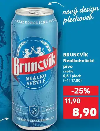 Kaufland Pivo bruncvík nealko nabídka