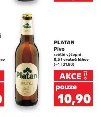 Kaufland Pivo platan nabídka