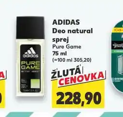 Kaufland Adidas deo sprej nabídka