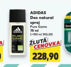 Kaufland Adidas deo sprej nabídka