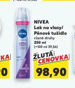 Kaufland Nivea pěnové tužidlo nabídka