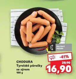 Kaufland Tyrolské párečky se sýrem nabídka