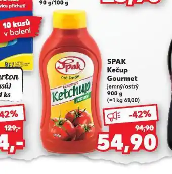 Kaufland Spak gourmet kečup nabídka