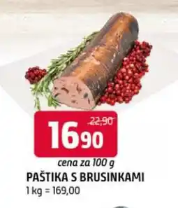 Terno Paštika s brusinkami nabídka