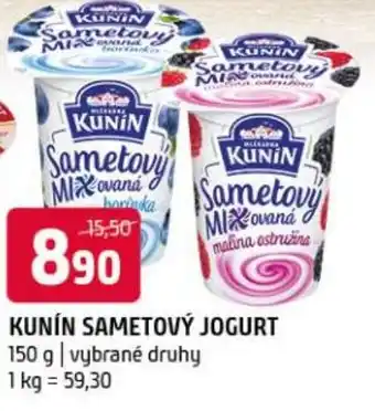 Terno KUNÍN Sametový jogurt nabídka