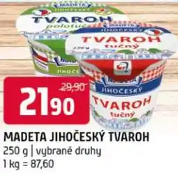 Terno MADETA Jihočesky tvaroh nabídka