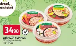 Terno Varmuža hummus nabídka