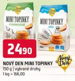 Terno Nový Den mini topinky nabídka