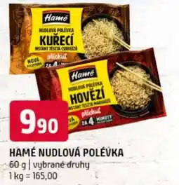 Terno HAMÉ Nudlová polévka nabídka