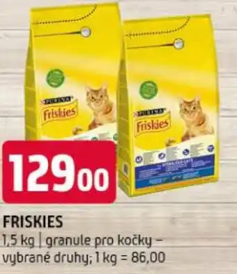 Terno FRISKIES granule pro kočky nabídka