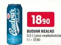 Terno BUDVAR Nealko nabídka