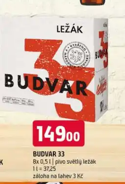 Terno BUDVAR 33 nabídka